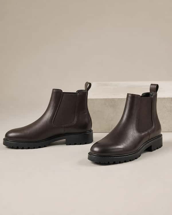 Lug Sole Chelsea Boot – Espresso