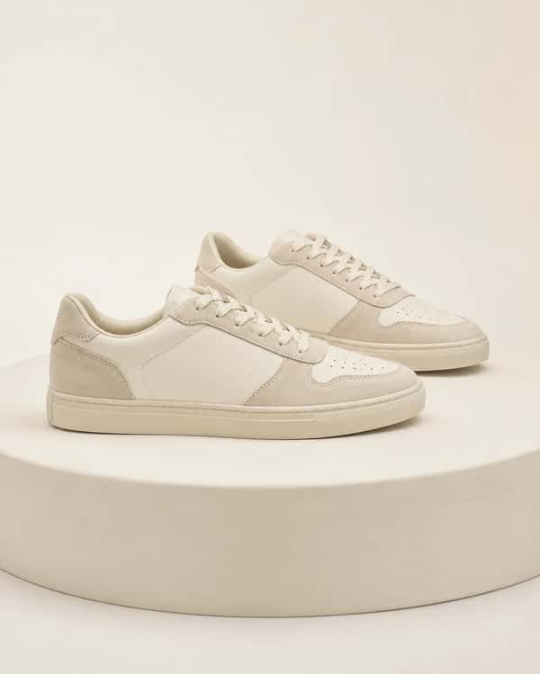 Retro Court Sneaker – Ivory