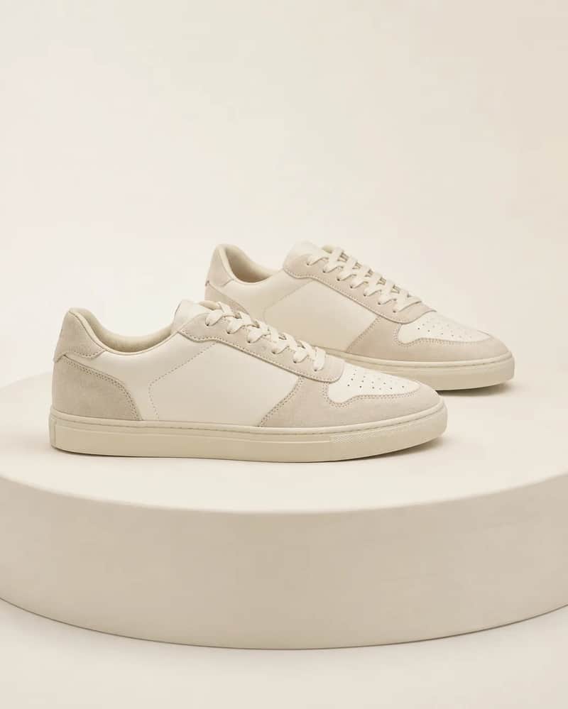 Retro Court Sneaker – Ivory